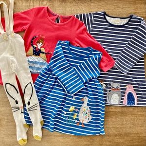 Mini Boden Knock-Off Dresses Shirts & Tights